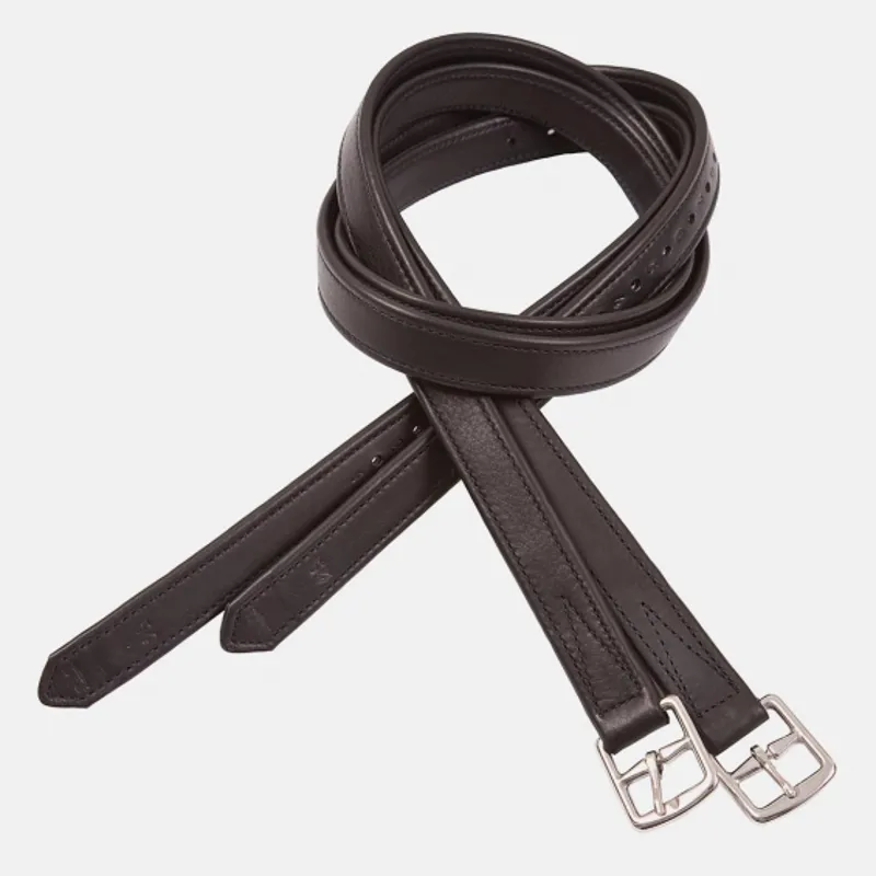 Albion Wrapped Stirrup Leathers in Brown
